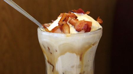 Would you eat this bacon sundae?
