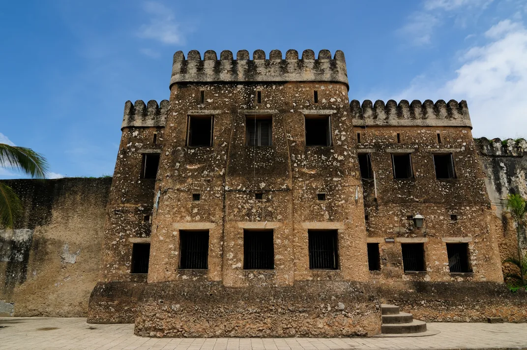 The historic fort in Zanzibar's Stone Town