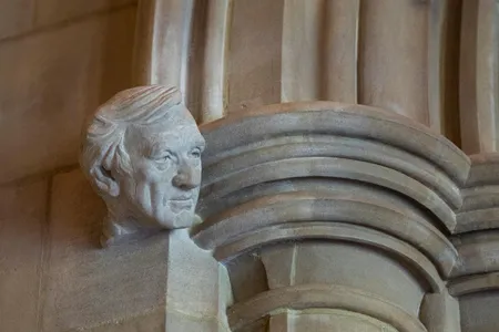 The cathedral's dean, Randy Hollerith, describes Wiesel as “the living embodiment of resilience in the face of hatred.”