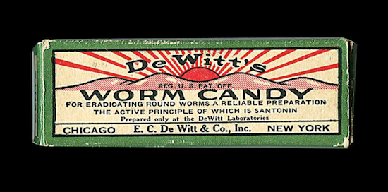 Round worms were no match for Worm Candy!