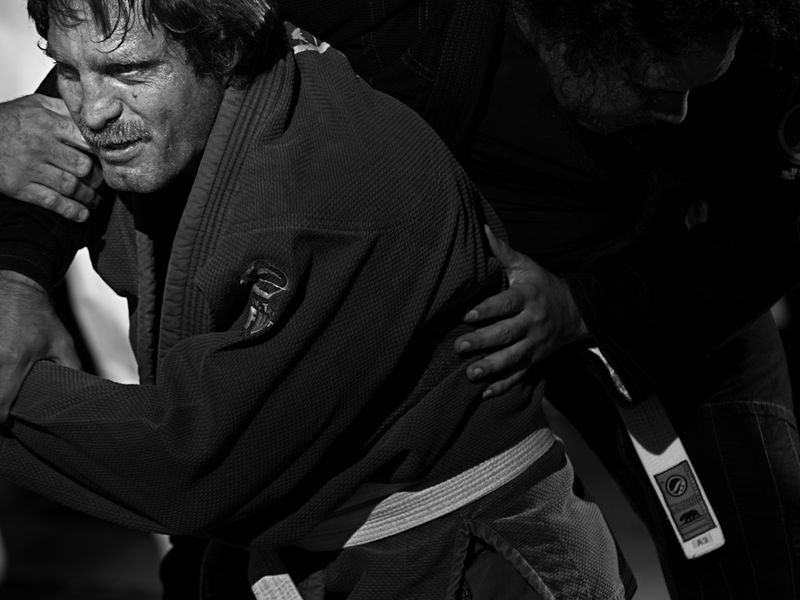 Jiu Jitsu student executes takedown at Total Jiu Jitsu, operating out ...