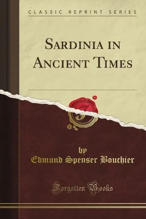 Sardinia in Ancient Times (Classic Reprint)