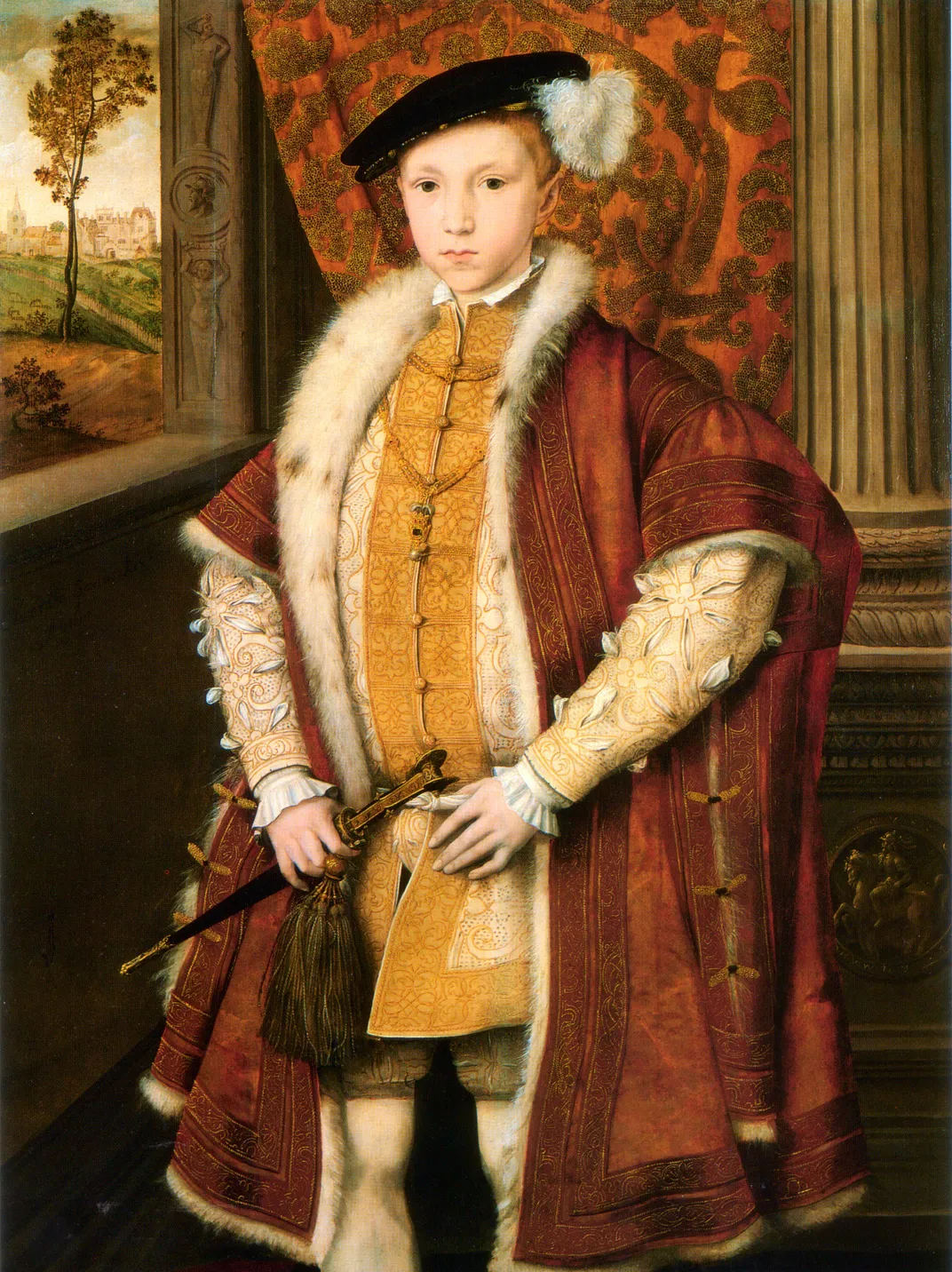 Portrait of a young Edward VI