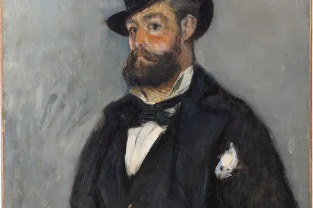 Claude Monet&#39;s 1874 portrait of his brother Léon
