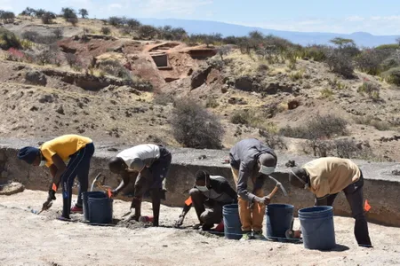 Archaeologists and Masai landowners conducted excavations at Engaji Nanyori in Tanzania.