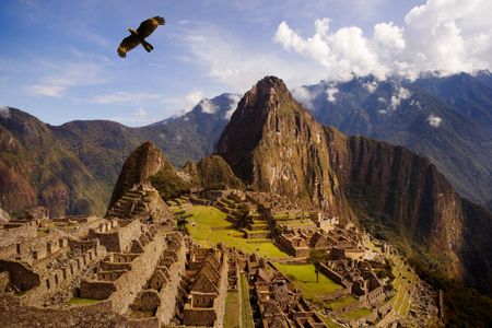 The abandoned city of Machu Picchu is one legacy of the Spanish conquest of the Incas. Traces of air pollution in a Peruvian ice cap are another.