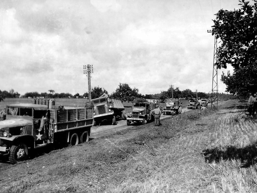 Convoy trucks