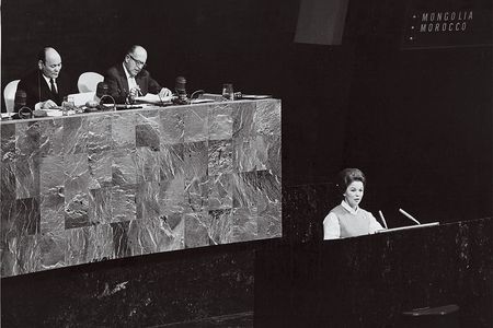 In closing remarks at the 1969 U.N. General Assembly in New York, Black recalled an Apollo 12 astronaut who, while in orbit, remarked on the Earth&rsquo;s beauty. &ldquo;Some of us down here are not so sure,&rdquo; she said.