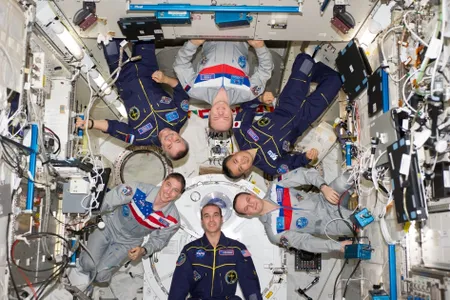 The crew of the International Space Station's Expedition 38