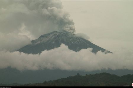 Popocatépetl eruption on July 8, 2013