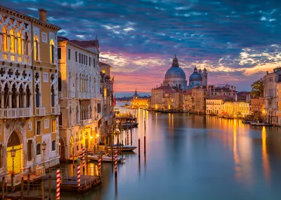The Grand Canal at dusk
