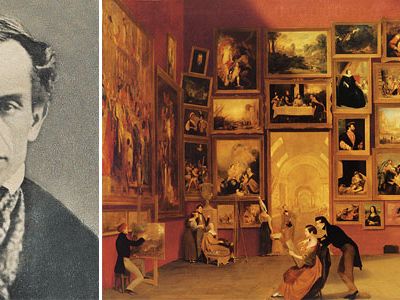 Samuel Morse and Gallery of the Louvre