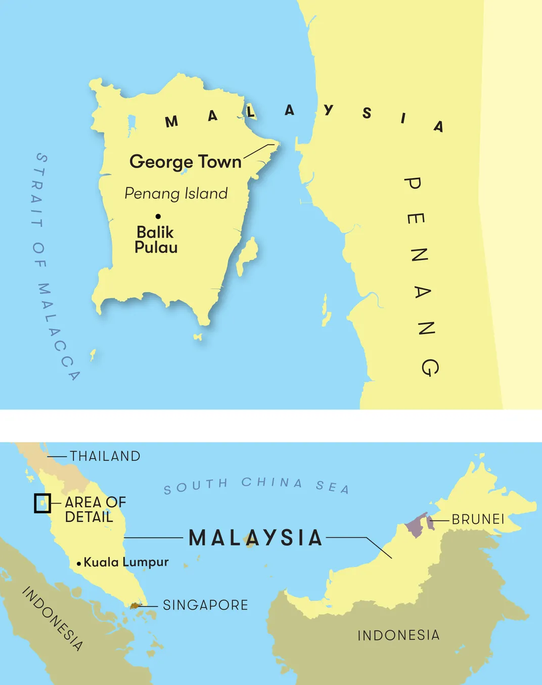 a map of malaysia