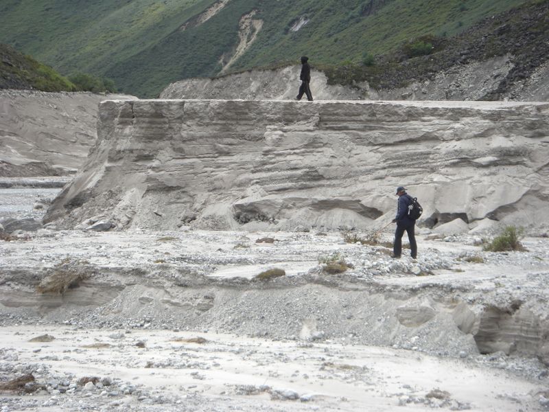 Bed of lake after the glacial lake outburst Smithsonian Photo Contest