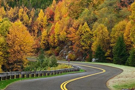 About 16 million people visited the Blue Ridge Parkway, making it the National Park Service's most popular attraction.