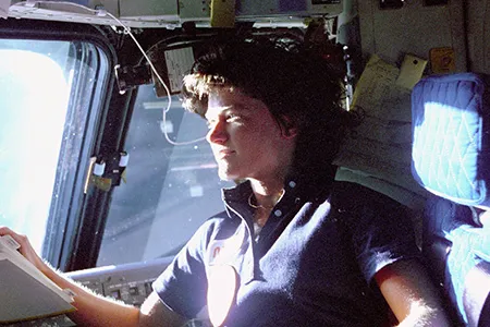 On June 18, 1983, Sally Ride became the first American woman in space as a mission specialist on STS-7.