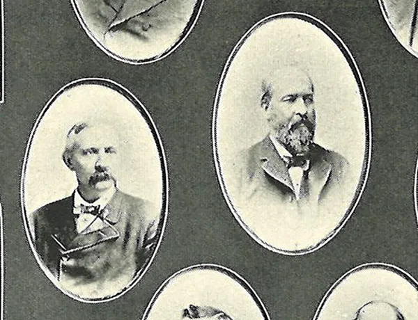 Garfield (right) and Rockwell (left) in Williams College class photos