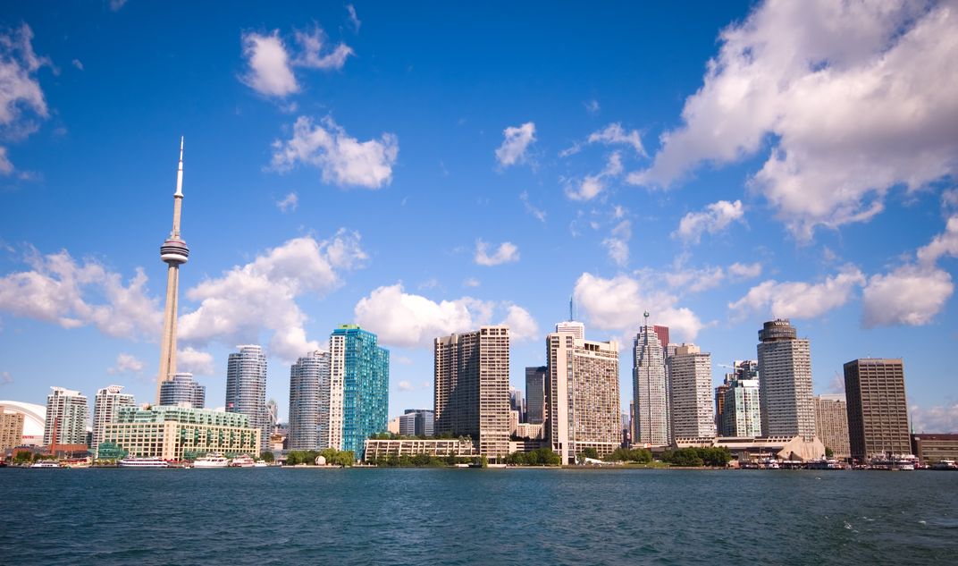 The skyline of Toronto