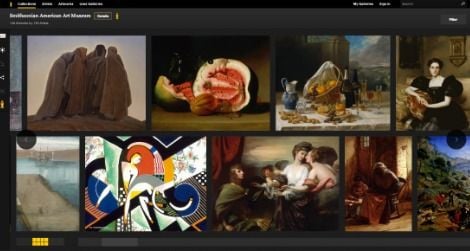 As part of the Google Art Project, you can now virtually wander the halls of the American Art Museum and see remarkably detailed reproductions of hundreds of works