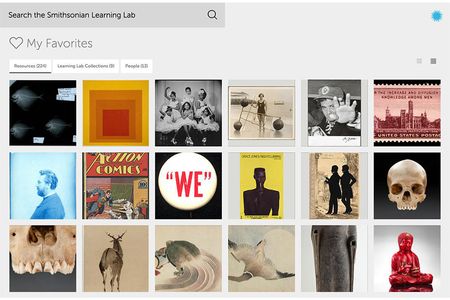 Learning Lab allows visitors to experiment, to manipulate, to play with the collections, to use them as the building blocks to create new things.