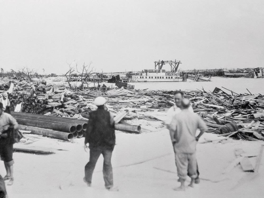 1935 Florida Keys hurricane damage