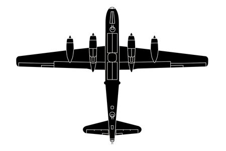 BOEING B-29 SUPERFORTRESS
The bomber that ended the war; the only one ever to drop atomic bombs in combat. Long, slender fuselage; tail like a B-17’s.