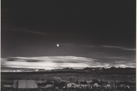 Moonrise, Hernandez, New Mexico, 1941
Photograph by Ansel Adams
Vintage gelatin silver print
Collection Center for Creative Photography, University of Arizona 
