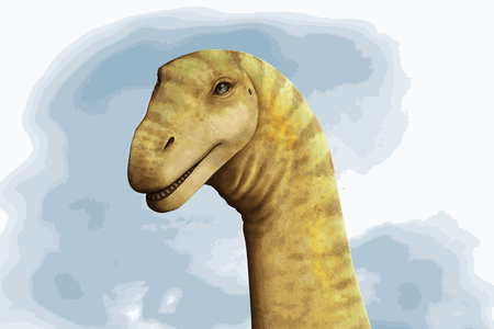 An illustration of Diamantinasaurus matildae
