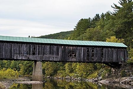 Route 100, studded with historic landmarks like the Scott Bridge, "offers such remarkable visual experiences," says filmmaker Dorothy Lovering.