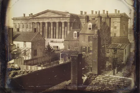 A circa 1846 photo of the Patent Office Building