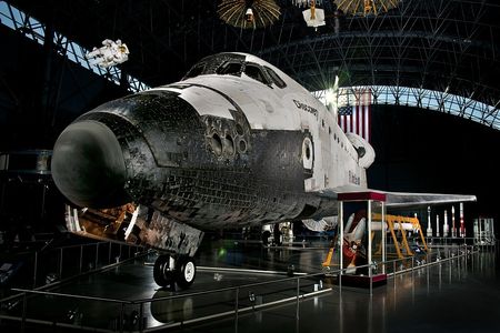 The massive 170,000-pound&nbsp;Discovery measures 122 feet long by 58 feet tall with a wingspan of 78 feet.