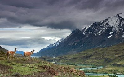 Torres del Paine National Park in Chile, which ranks as one of the countries with the highest amount of biodiversity but the least funding to protect it.
