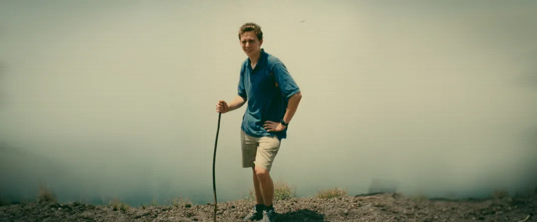 Tom Hiddleston at Mount Vesuvius