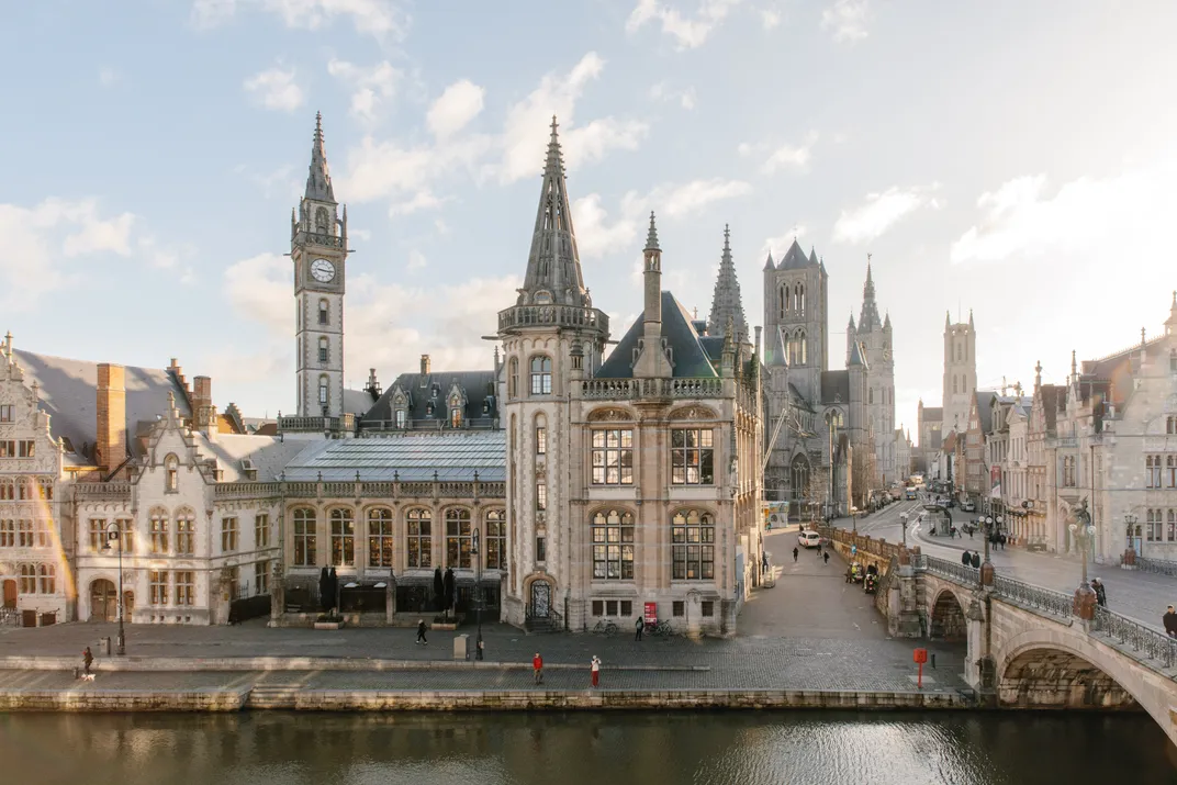 View of medieval Ghent. Credit: VisitFlanders ©Kevin Faignaert