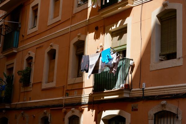 Hanging Laundry in the Mediterranean Breeze thumbnail