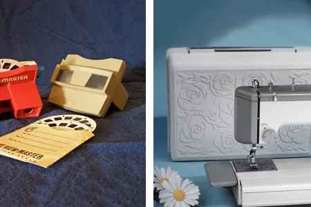 Charles Harrison, who created a more affordable View-Master and the first plastic trash can, designed 8 to 12 Sears sewing machines ever year for 12 years.