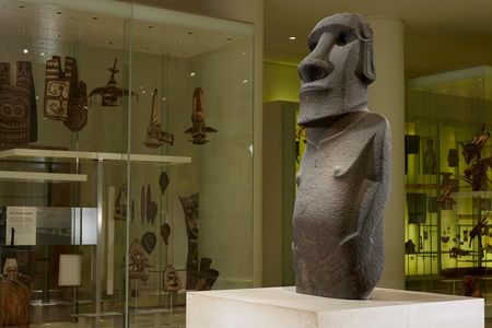 Hoa Hakananai’a, a Rapa Nui sculpture from Easter Island