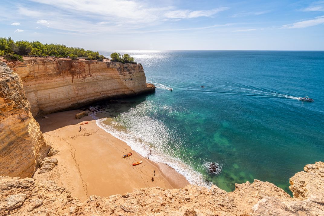 The Algarve coastline