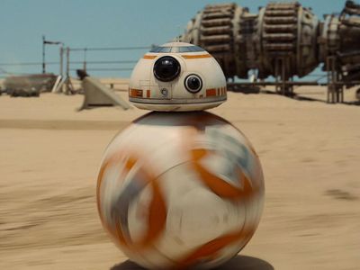 BB-8 in (unrealistic) action.