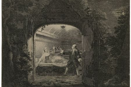 Mr. Garrick and Miss Bellamy in the characters of Romeo and Juliet