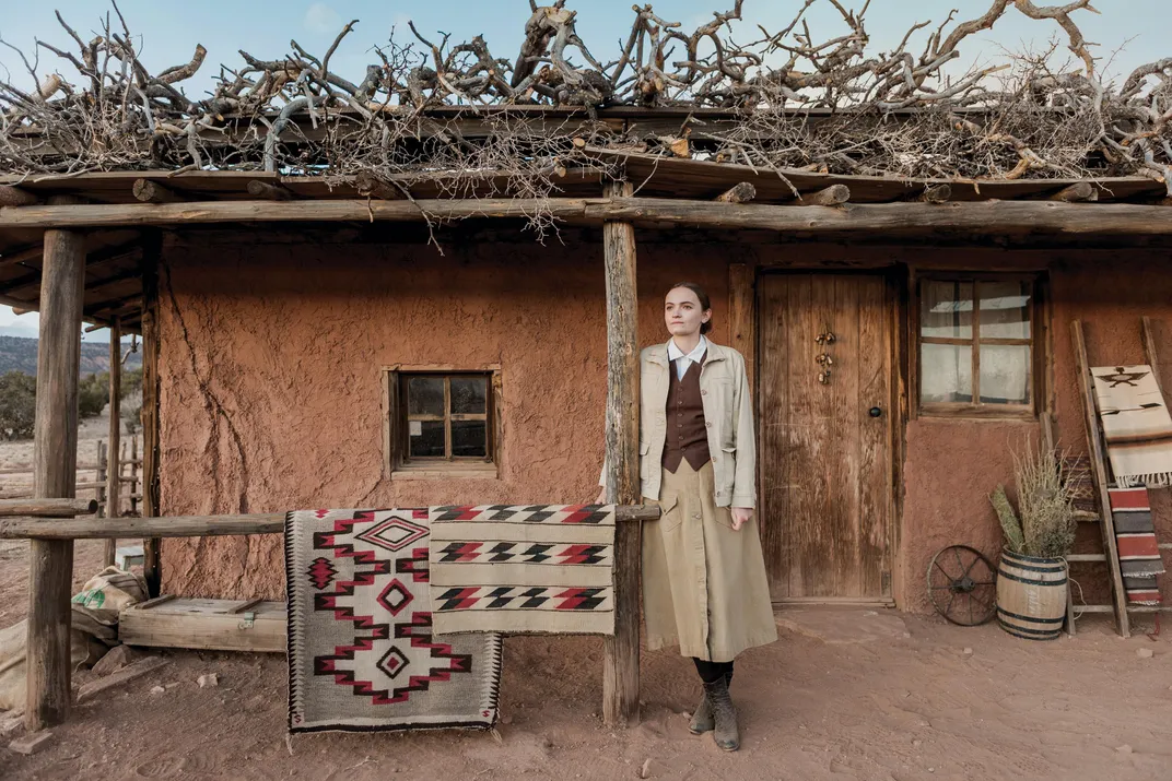 Abigail Lawrie looking out