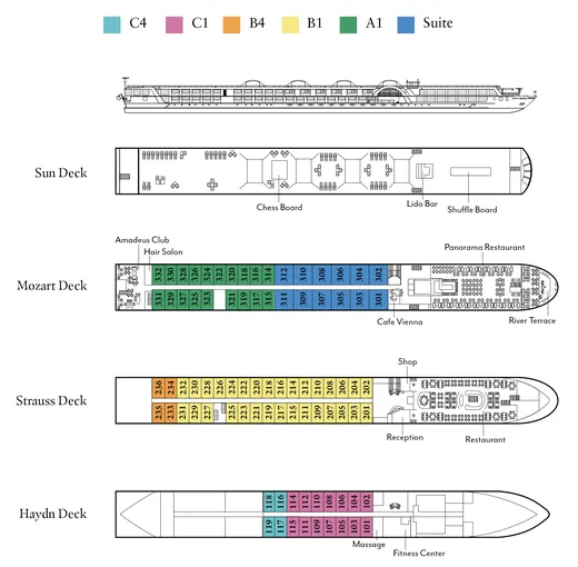 Amadeus Imperial deck plan image