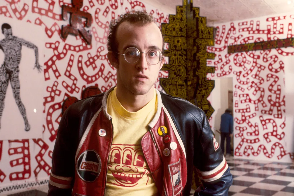 Keith Haring in Studio