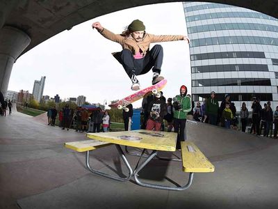The highlight of the Innoskate Cambridge 2016 program with 1,500 attending the two-day program was the best trick contest.