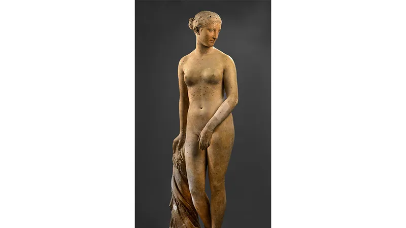 Mid Century Bronze Sculpture of African Woman, 1950s