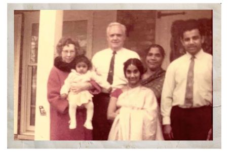 Hosts Emily Martin and Matt Shindell speak with Anisha Abraham and to her actor friend Jo Chim, who has written and directed a 30-minute film&nbsp;called &ldquo;One Small Visit,&rdquo; dramatizing a visit the Abraham family (above) enjoyed with the astronaut Neil Armstrong.

