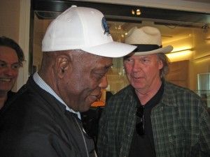 Jonathan Demme, Buddy Guy and Neil Young at WNYC