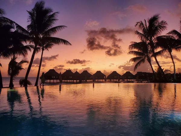 Tahitian Sunset in Bora Bora thumbnail