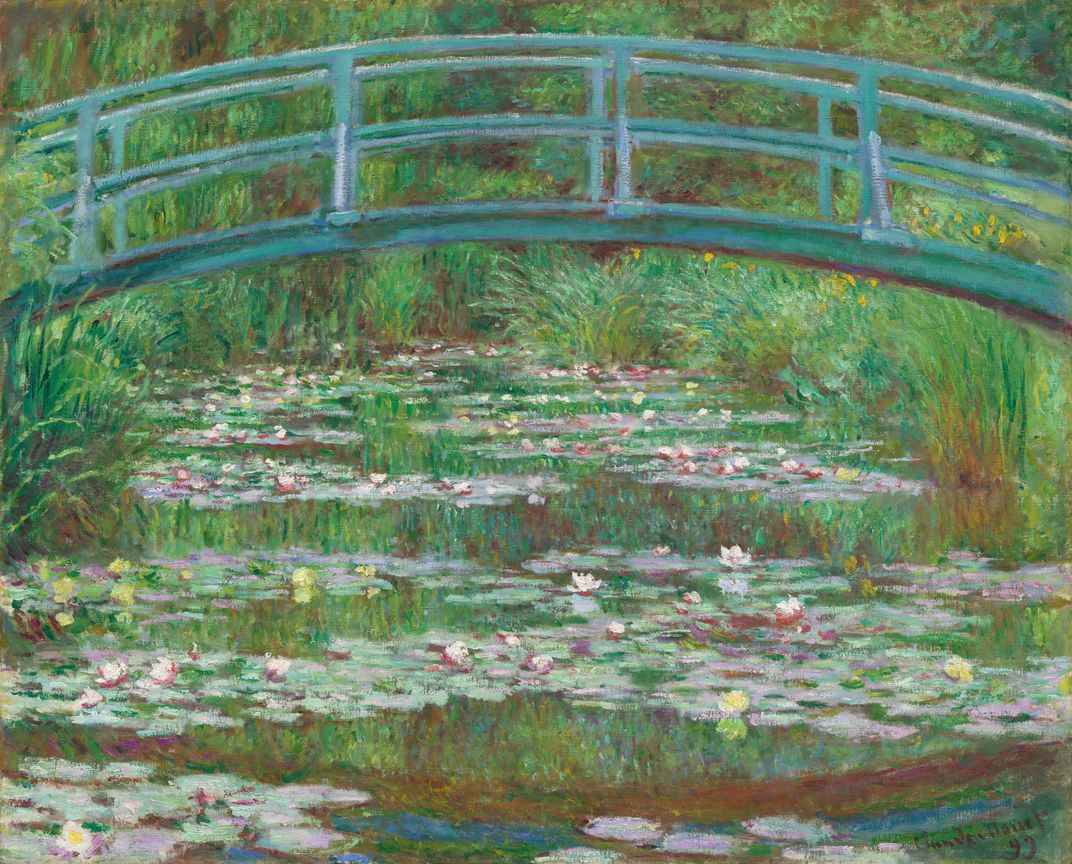 <I>The Japanese Footbridge</I> by Claude Monet