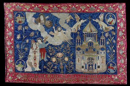 Altar Frontal (1741), Isfahan. Mother See of Holy Etchmiadzin